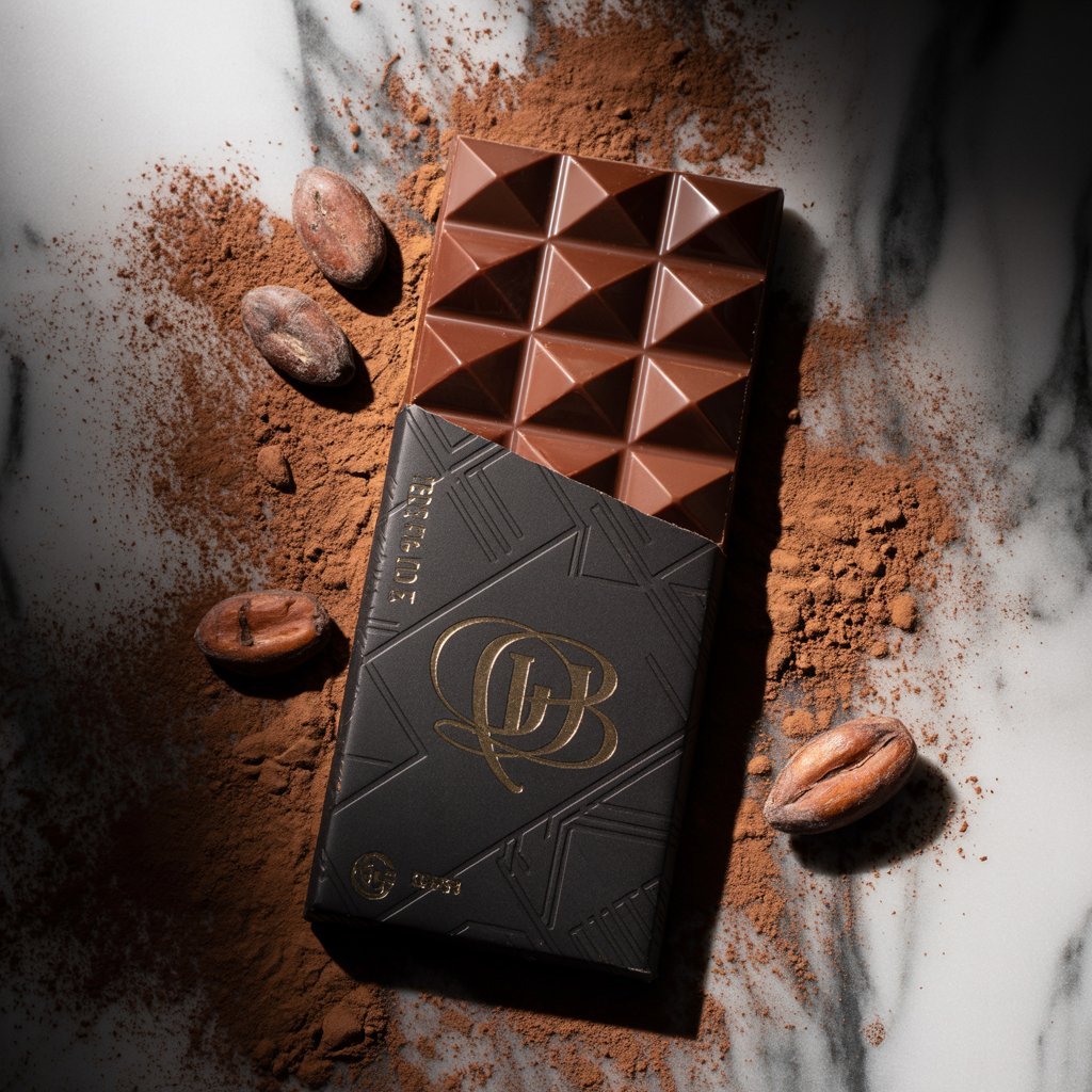 Premium Dark Chocolate a luxurious photograph of a premium dark thhorydntqoocdmjcjeyhq osiwpgv3tc6vykr7wrjc3w